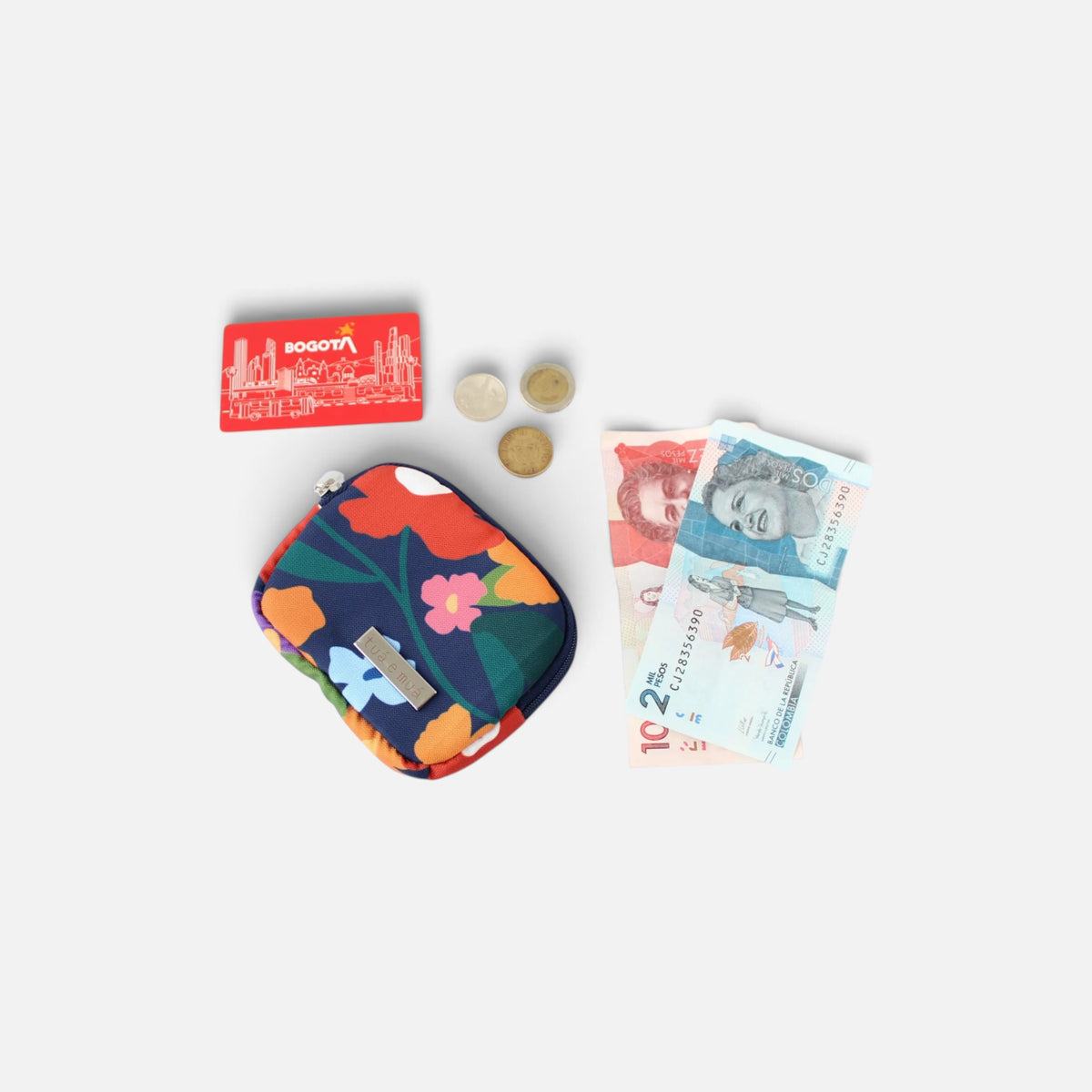 Monedero Flora